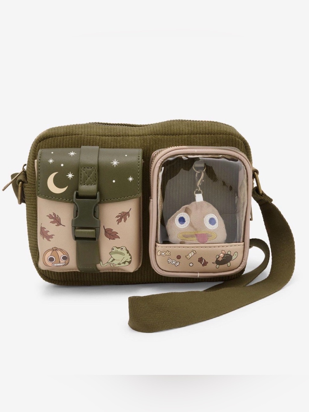New Over The Garden Wall Rock Corduroy Crossbody Bag